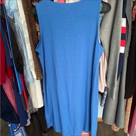 J.Jill Blue Opal Wearever collection Sleeveless Dress - Picture 4 of 8
